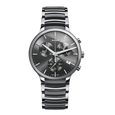 Rado Centrix Chronograph Steel & Ceramic Grey Gents