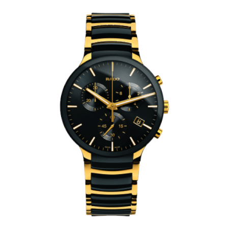 Rado Centrix Chronograph Steel Ceramic Black Gents