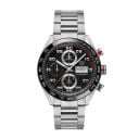 TAG Heuer Carrera Automatic Chronograph 44mm Black Stainless Steel