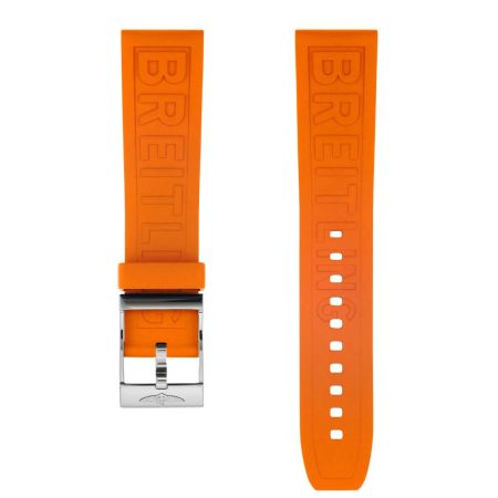 Breitling Orange Diver Pro Rubber Strap - 22mm On Tang-Type // £130