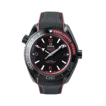 Unworn Omega Seamaster 600M Planet Ocean Co-Axial Master Chronometer DEEP BLACK GMT 45.5MM