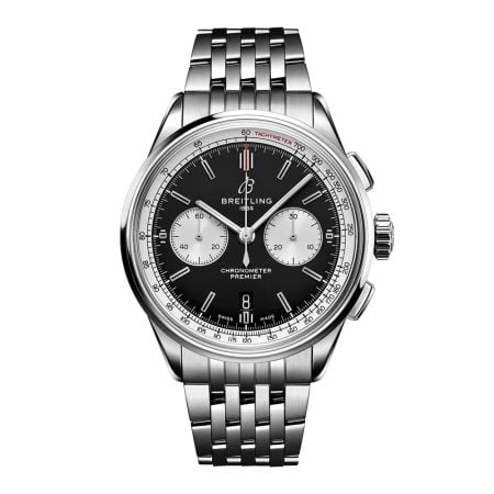 Breitling Premier B01 Chronograph 42 Stainless Steel - Black