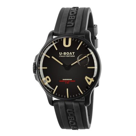 U-Boat Darkmoon 44mm Black IPB Rubber