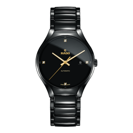 Rado True Automatic Diamonds Ceramic Black Gents