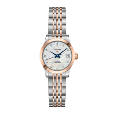 Longines Record Rose Gold