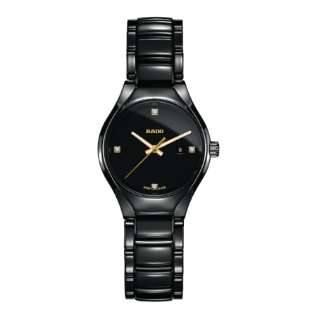 Rado True Diamonds Ceramic Black Ladies